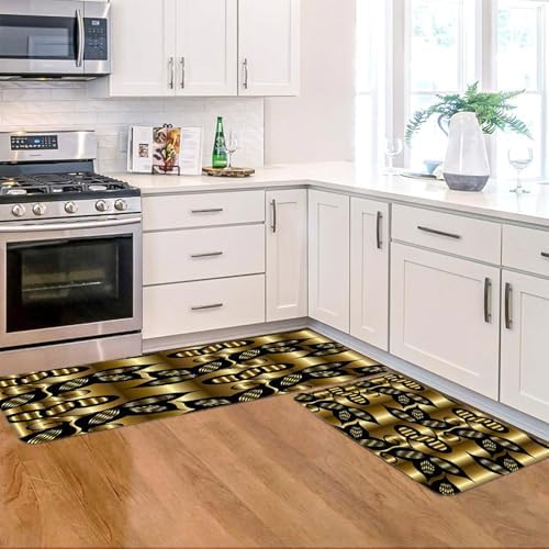 Colorful Paisley Design Kitchen Rugs