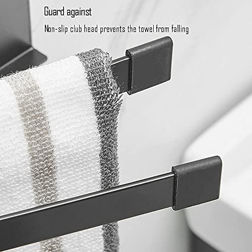 LUCEAE Swivel Towel Bar 3 Arms 180 Rotation White