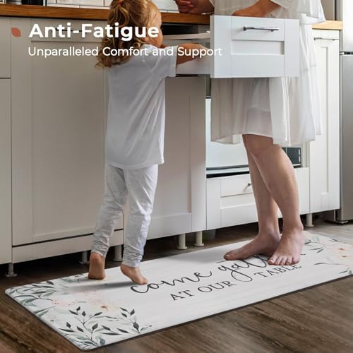 FRESHMINT 2 Piece Anti Fatigue Kitchen Mats Set