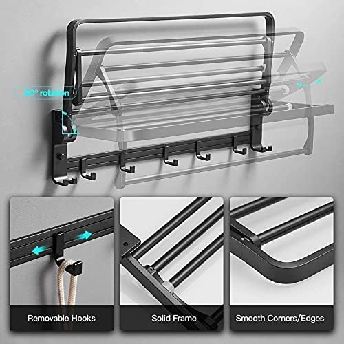 LUCEAE - Foldable Towel Rack - Space-Saving Durable and Functional