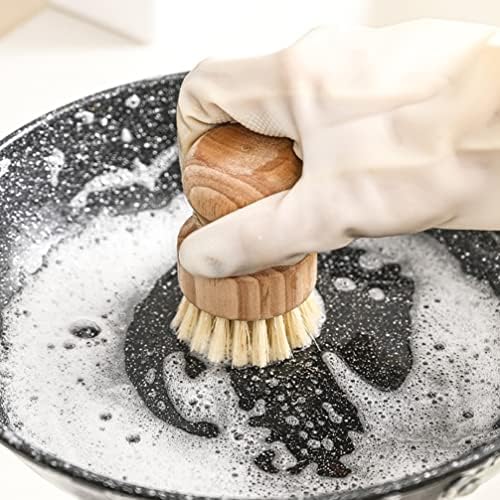 CALLARON Multipurpose Dish Brush with Bamboo Handle