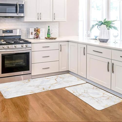 VBTGVE 2-Piece Anti-Fatigue Kitchen Mat Set