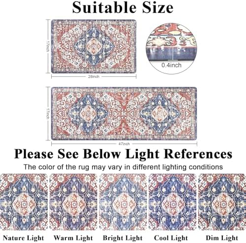 Ileading Multi-Use Anti-Fatigue Kitchen Mat Set