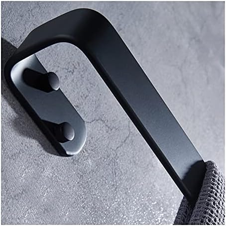 Versatile Black Towel Rail