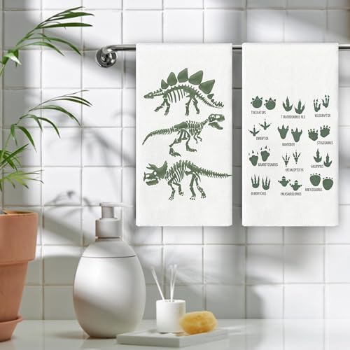 Dinosaur-Themed Hands-On Napkins Set for Kids Soft Non-Toxic