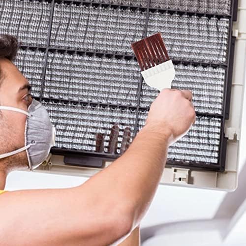 Two-Piece Cleaning Brush Set for Refrigerator Fins and Coil Cleaning