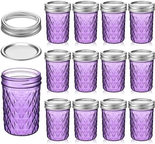 Essential 12-Piece Mason Jars Set for DIY Projects