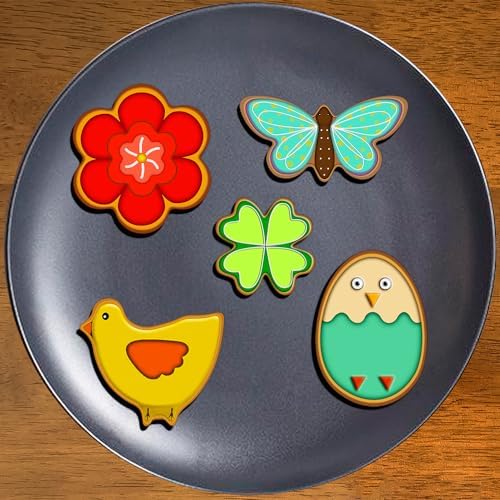 Easter Cookie Cutters Set - Perfect for Baking and Crafting