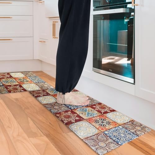 EWES Anti-Fatigue Kitchen Mat Non-Slip Stain-Resistant