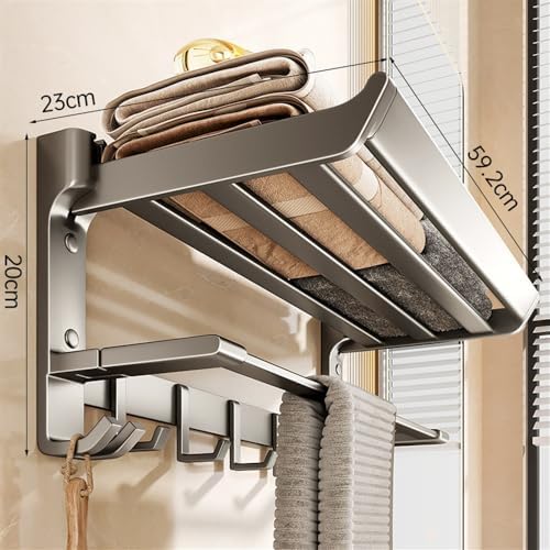 ANNBKA 60cm Aluminum Towel Rack