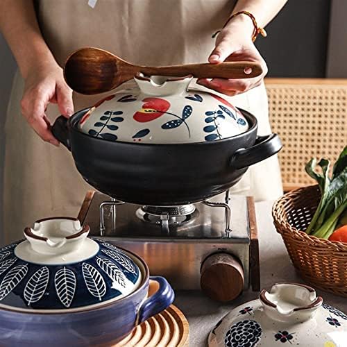 Steamer Pot for One Person Ergonomic Design Durable Ceramic