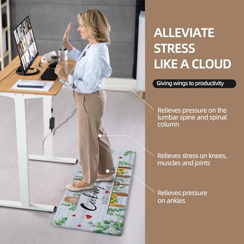 Luxurious Anti-Fatigue Kitchen Mat Set
