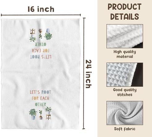 TNUW Boho Decorative Dish Towels 16x24 Inch