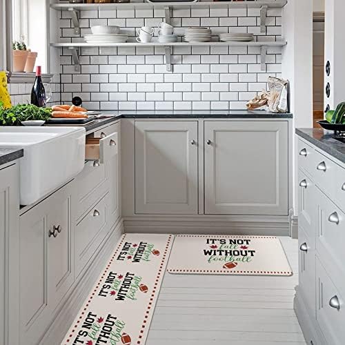 American Football Kitchen Rugs x2 Set