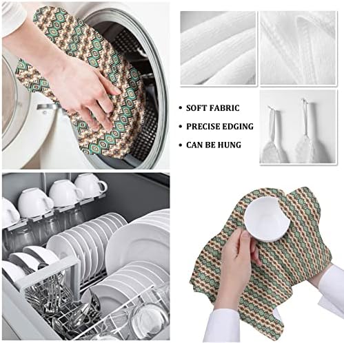 Modern Bohemian 4-Pack Kitchen Towels