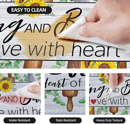 Luxurious Anti-Fatigue Kitchen Mat Set