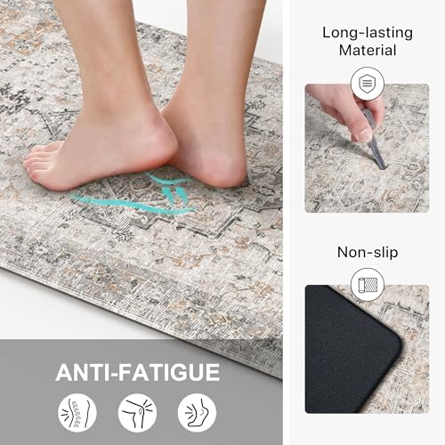 GENIMO Kitchen Mat - Soft Non-Slip Durable