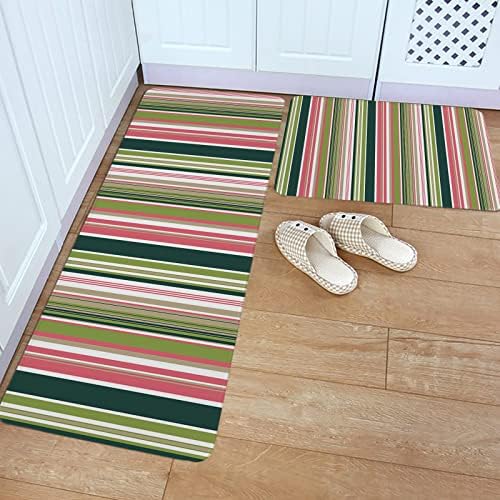 Absorbent Soft Kitchen Rugs for Living Spaces - Non-Slip Durable