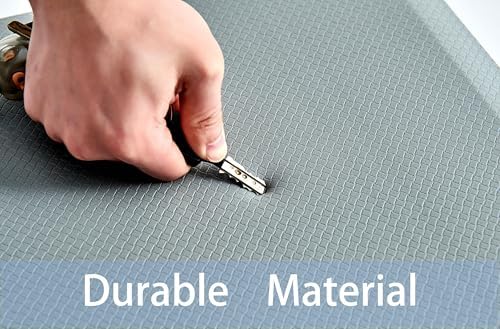 OnesCosy Anti Fatigue Kitchen Mat 173x28 Grey