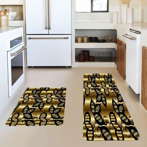 Colorful Paisley Design Kitchen Rugs