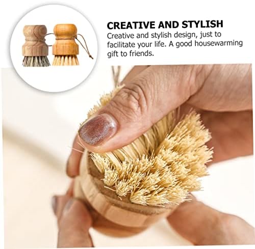 2-Piece Dish Washing Pot Brushes Kitchen Essentials by KOMBIUDA