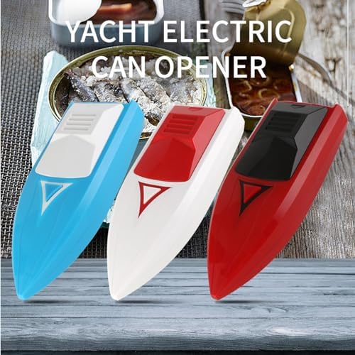 Generic Auto Can Opener White Red Bottle Opener