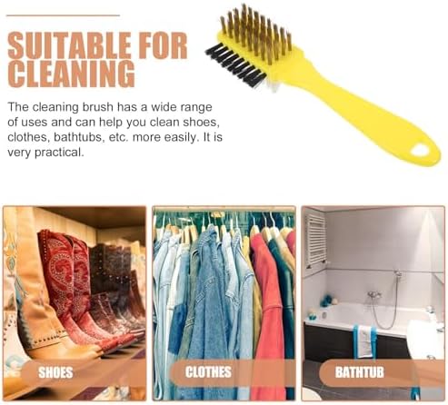 LIFKOME All-Purpose Cleaning Brush for Shoes Clothes Bath Tub and Tiles