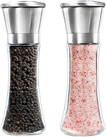 Adjustable Salt Pepper Shaker Set