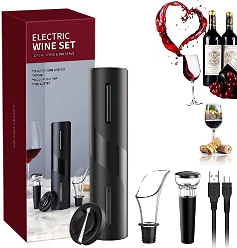 MCSWSEE 4 in 1 Electric Wine Bottle Opener