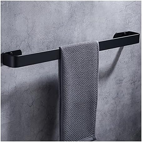 Versatile Black Towel Rail