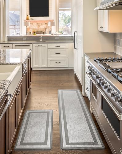 Durable Anti-Fatigue Kitchen Mat Set for Standing Desks and Multi-Use
