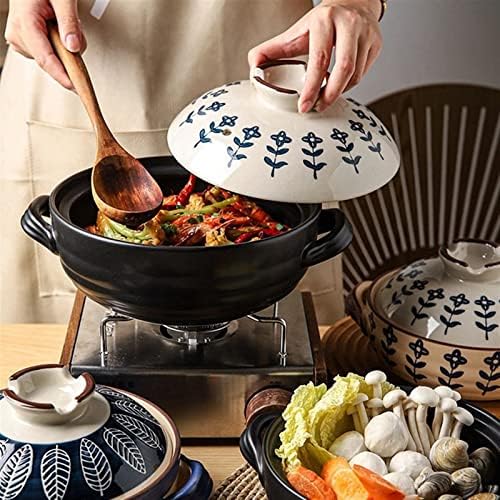 Steamer Pot for One Person Ergonomic Design Durable Ceramic