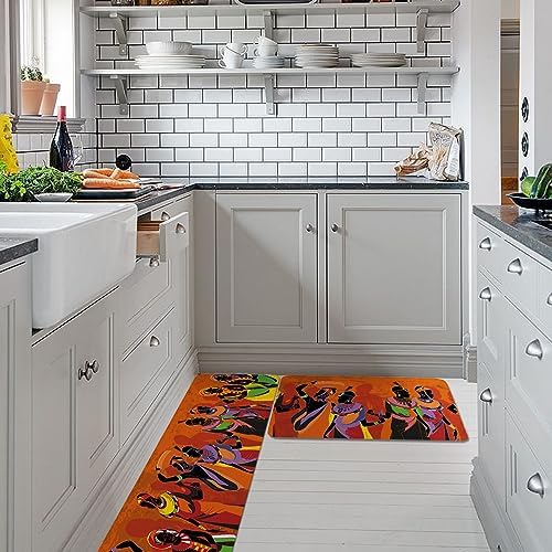High-Quality Two-Piece Absorbent Kitchen Rugs
