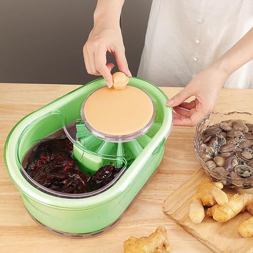 Ranley Fruit Cleaner Spinner with Brush and Bowl 1