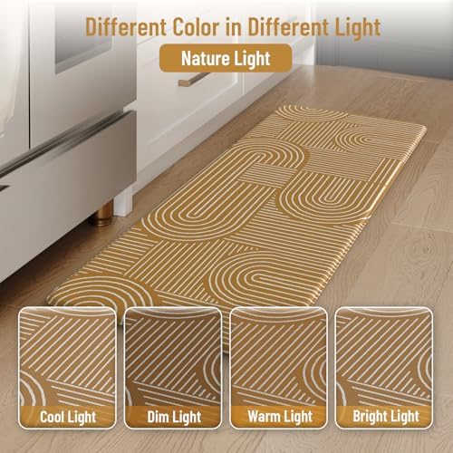 Modern Farmhouse Kitchen Rugs Anti-Fatigue Non-Slip Mat Set for Home