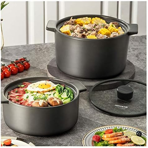 Vivid Appetizing and Functional Multi-Purpose Stockpot with Capable Glass Lid