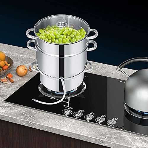 Mat Expert 11-Quart Juice Steamer with Tempered Glass Lid