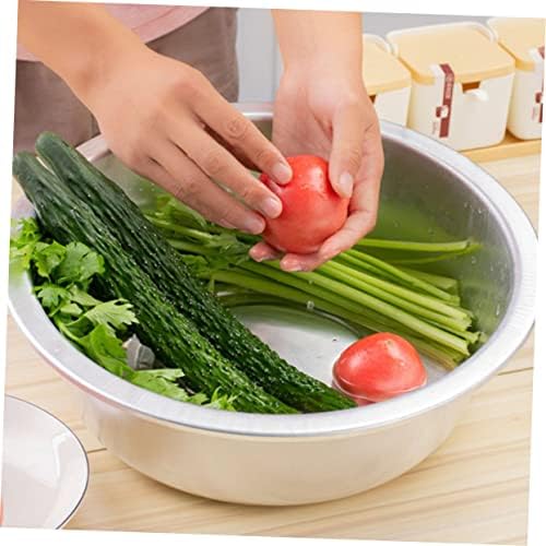 Large Heavy-Duty Aluminum Soup Plate for Kitchen Use