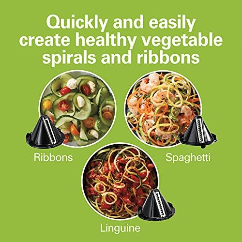 Hamilton Beach 3-in-1 Electric Veggie Spiralizer Can Opener 76606ZA