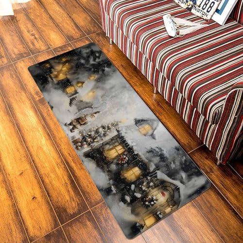 Affordable Christmas Kitchen Area Mat