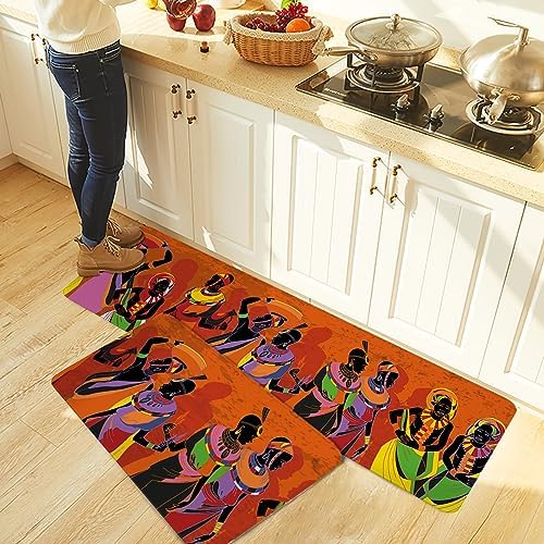 High-Quality Two-Piece Absorbent Kitchen Rugs