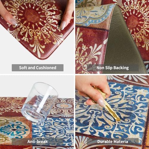 EWES Anti-Fatigue Kitchen Mat Non-Slip Stain-Resistant