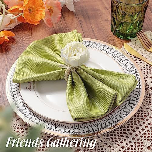 Elegant White Napkin Rings