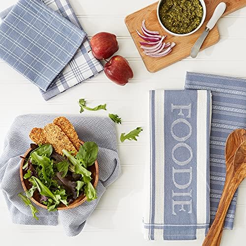 DII Everyday Collection Foodie Kitchen Set Stonewash Blue 5 Piece
