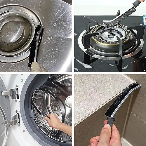 Crevice Cleaning Brush Set - 3 Pack for Multiple Surfaces