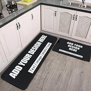 AmazonBasics Personalized Kitchen Mat Set